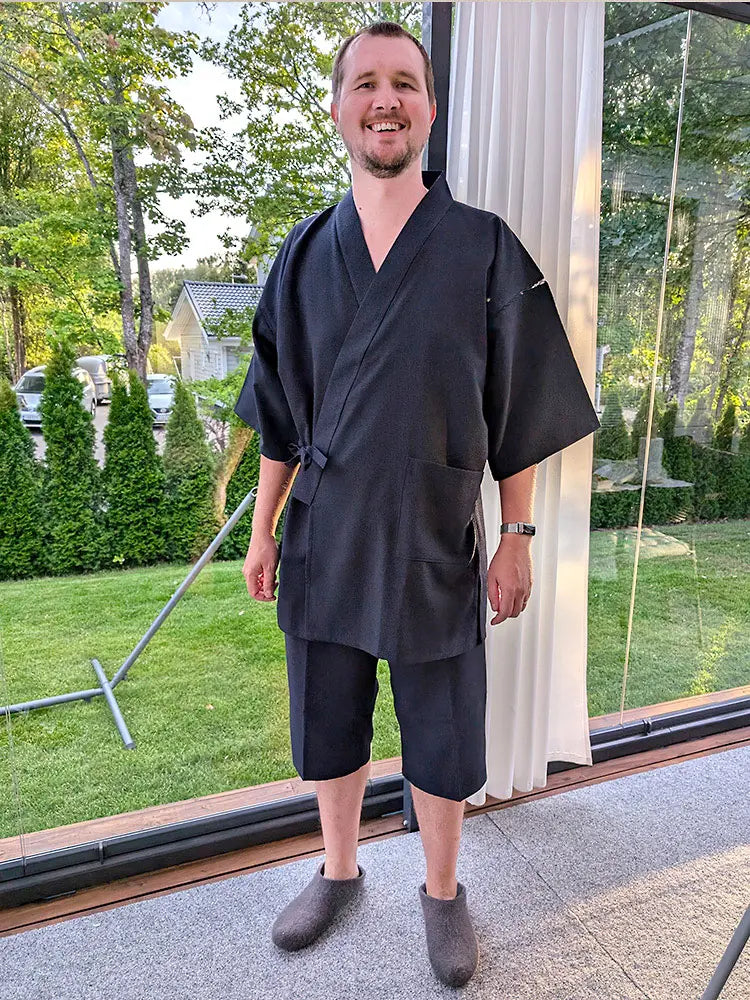 1118 COOLMAX® Seersucker Jinbei