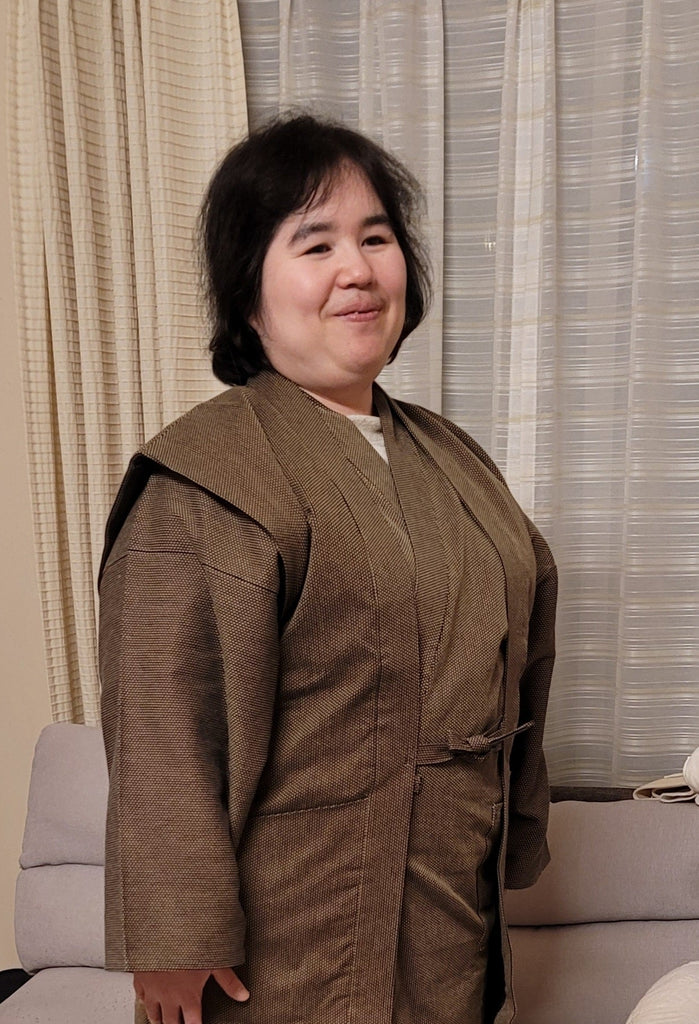 1055 Small Pattern Dobby Sashiko-ori Samue