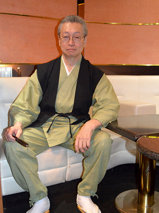 6001  Kasuri Tsumugi Samue