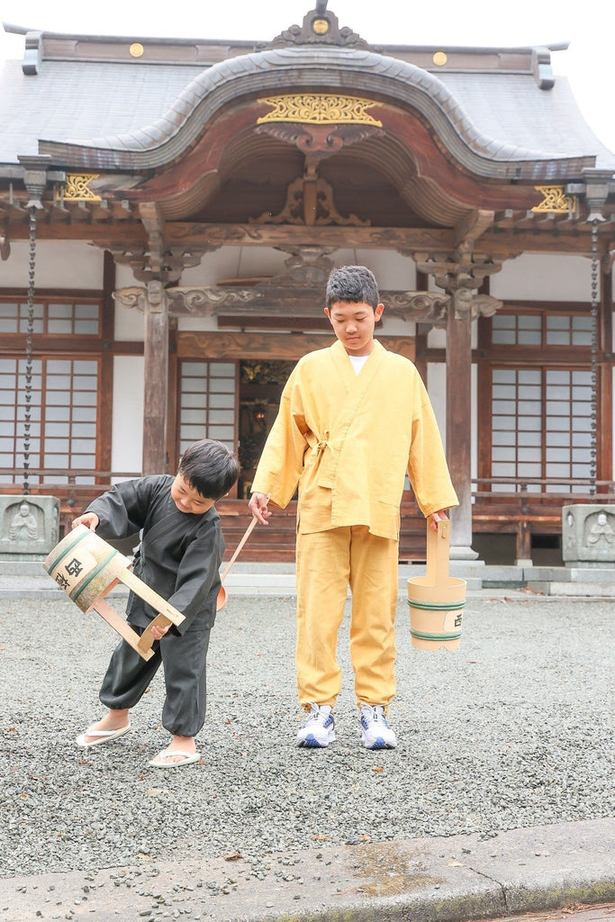 6001 Kasuri Tsumugi Samue