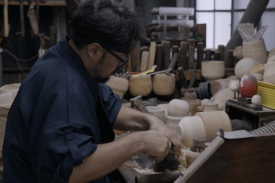 Kokeshi doll artisans