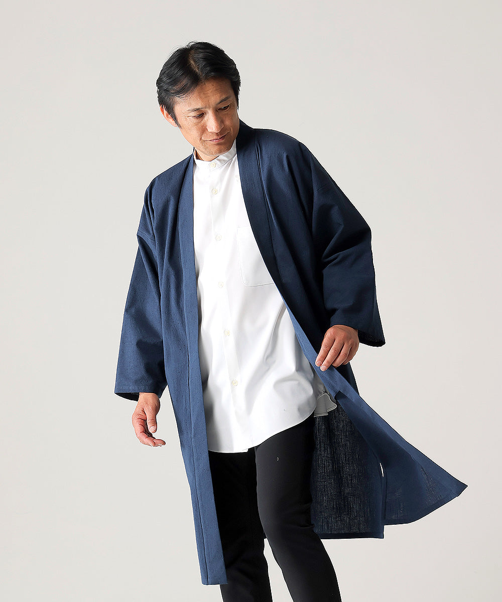 Tate Slub Long Haori – Authentic Japanese Haori Jacket in Cotton