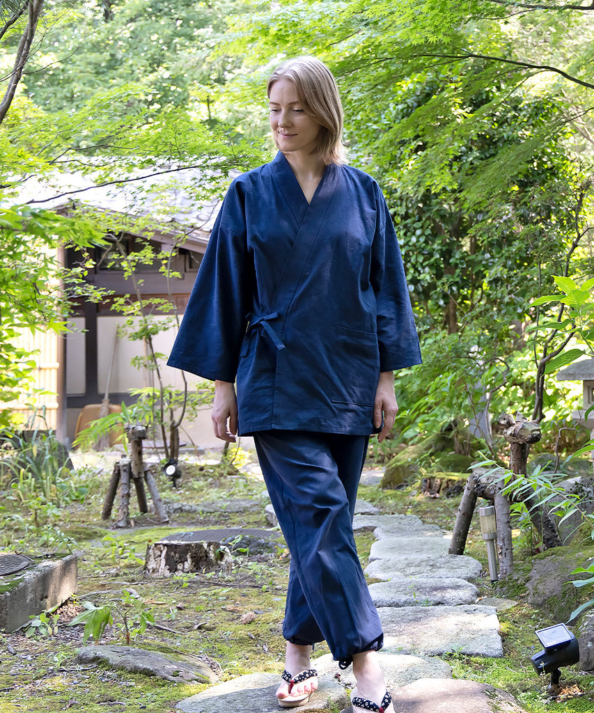 Tate Slub Samue – Authentic Japanese Samue in Cotton, Made in Japan ...