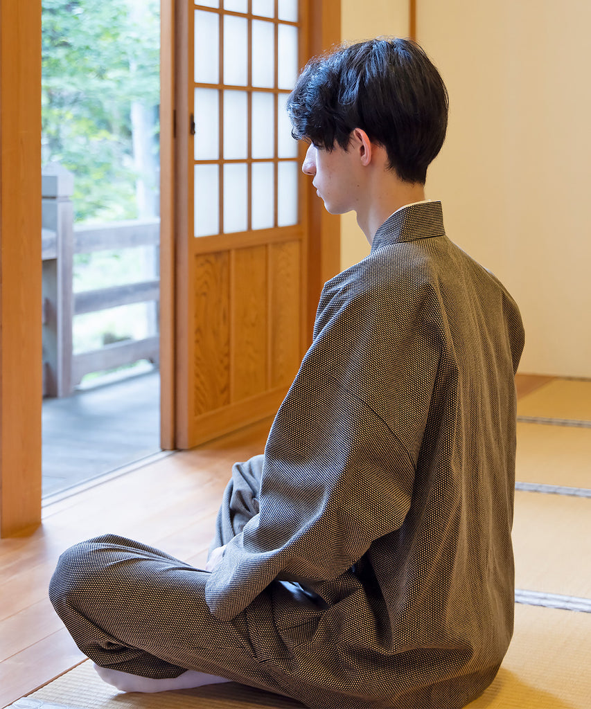 Small Pattern Dobby Sashiko-ori Samue – Premium Japanese Samue in ...