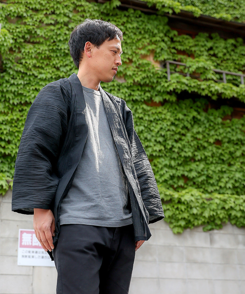 Omi Chijimi Hon'asa (Pure Ramie) Jacket – Breathable Summer