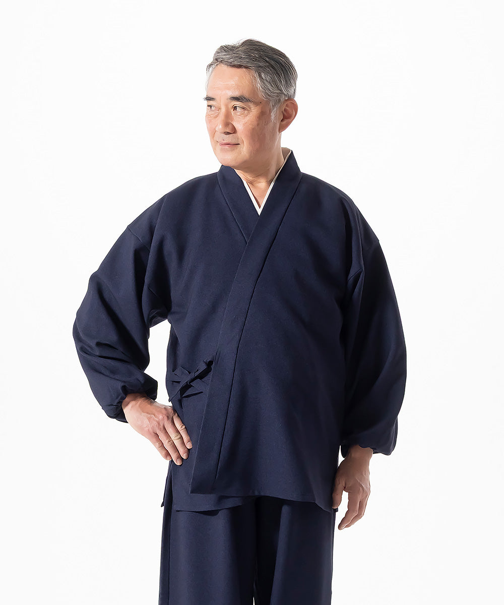 Wool-like Stretch Samue [HIJIRI] – Warm Winter Japanese Samue in ...