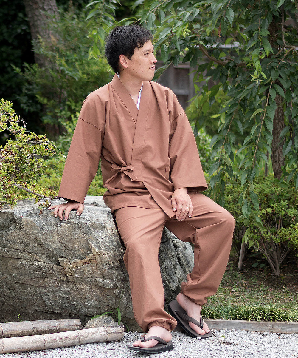 2001 Bushu Persimmon-dyed Samue / 100% Cotton – wasuianjapan