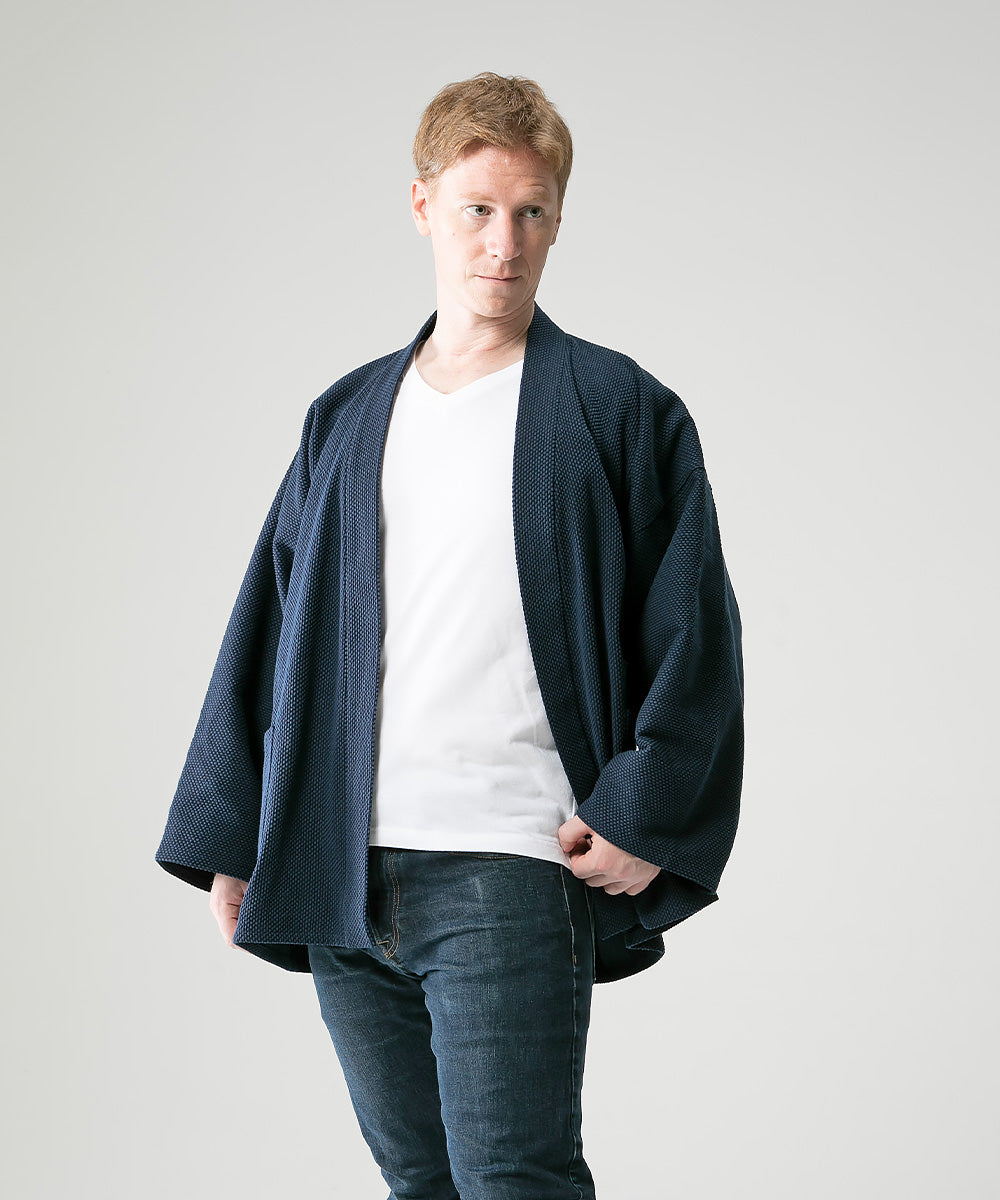 Thick Yarn Sashiko-ori Jacket – Premium Japanese Jacket in Cotton