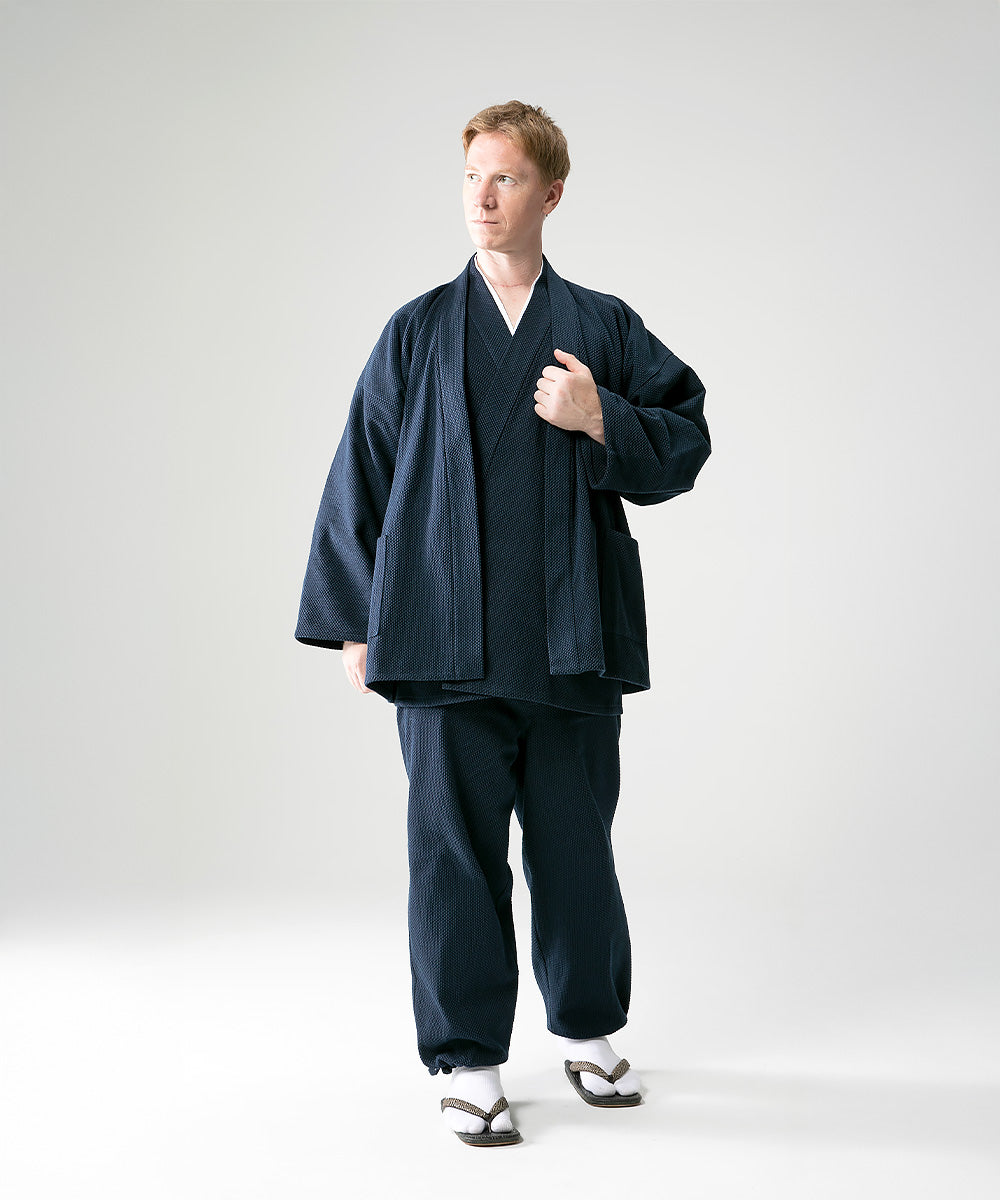 Thick Yarn Sashiko-ori Jacket – Premium Japanese Jacket in Cotton