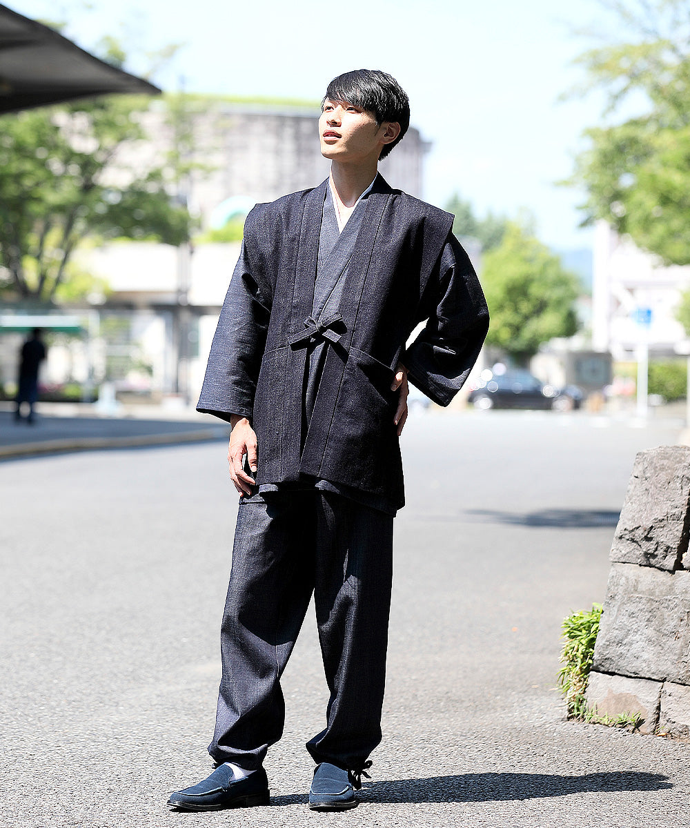 10oz デニム　haoriジャケット 10oz デニム haoriジャケット DENIM HAORI JACKET | SUPERZEROLab