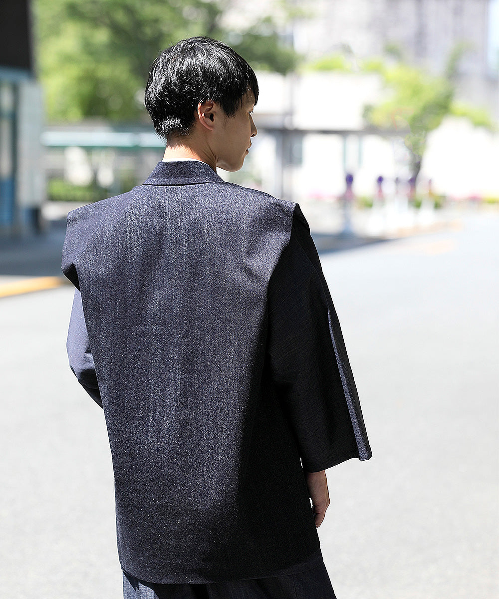 KAIHARA DENIM 11oz Sleeveless Haori – Premium Japanese Haori