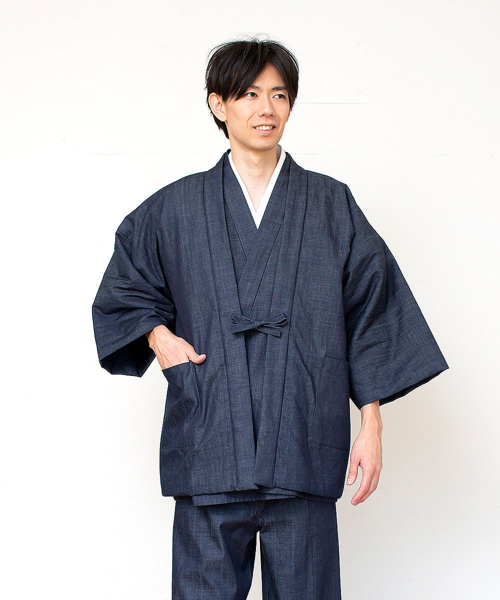 その他 HIMA KAIHARA DENIM Pima Cotton Hanten – Warm Winter Japanese Hanten