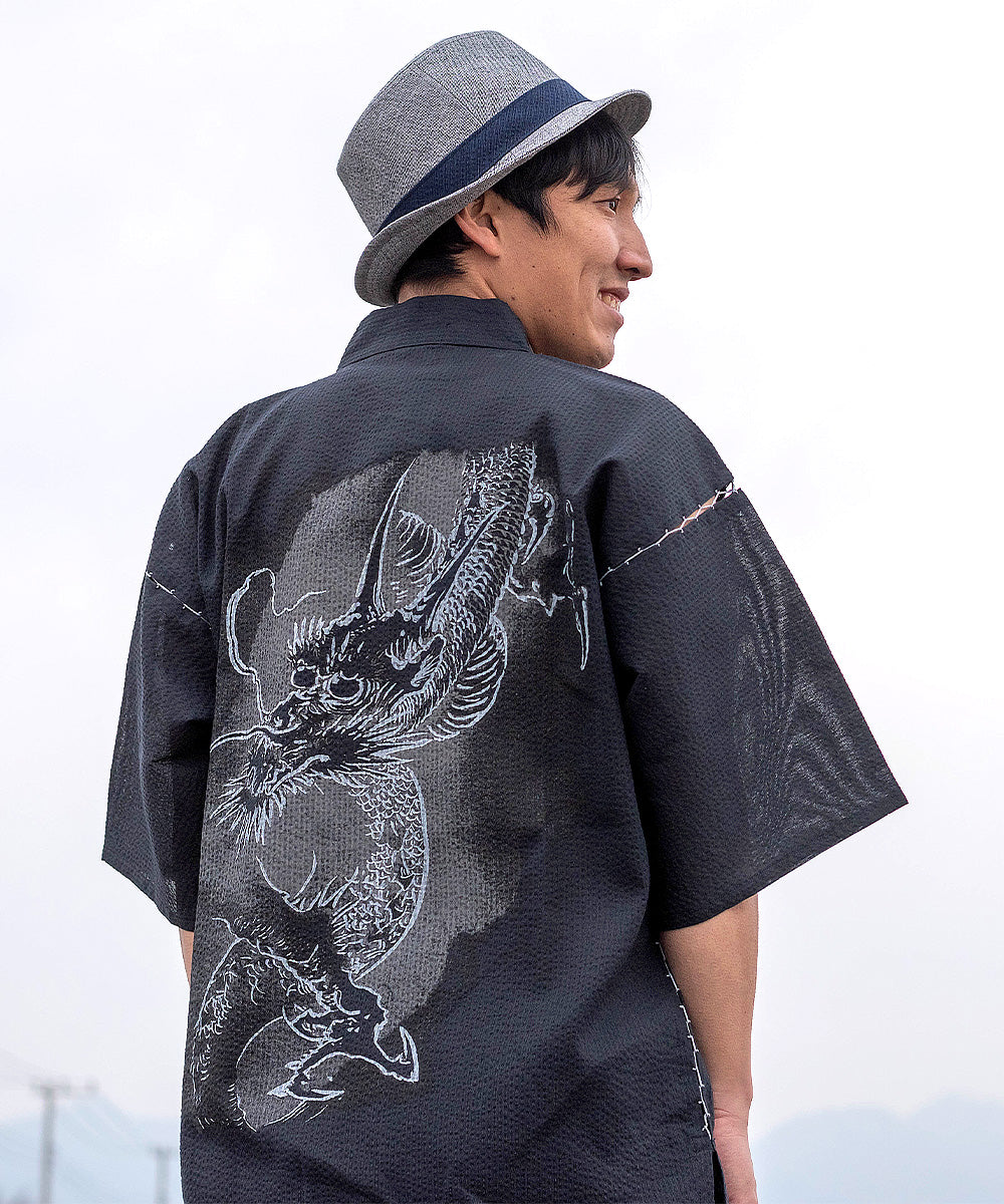 Ink Painting Jinbei – Authentic Japanese Jinbei in Cotton, Made in