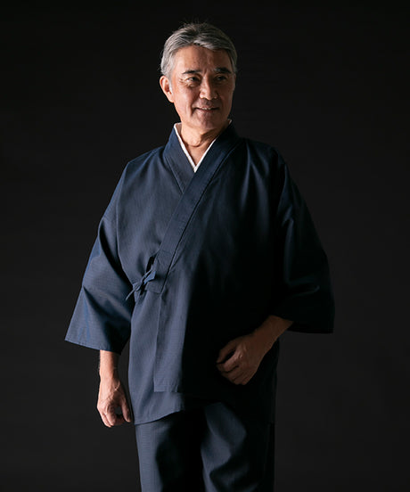 8006 Kiryu-ori Pure Silk Samue (Fully lined)