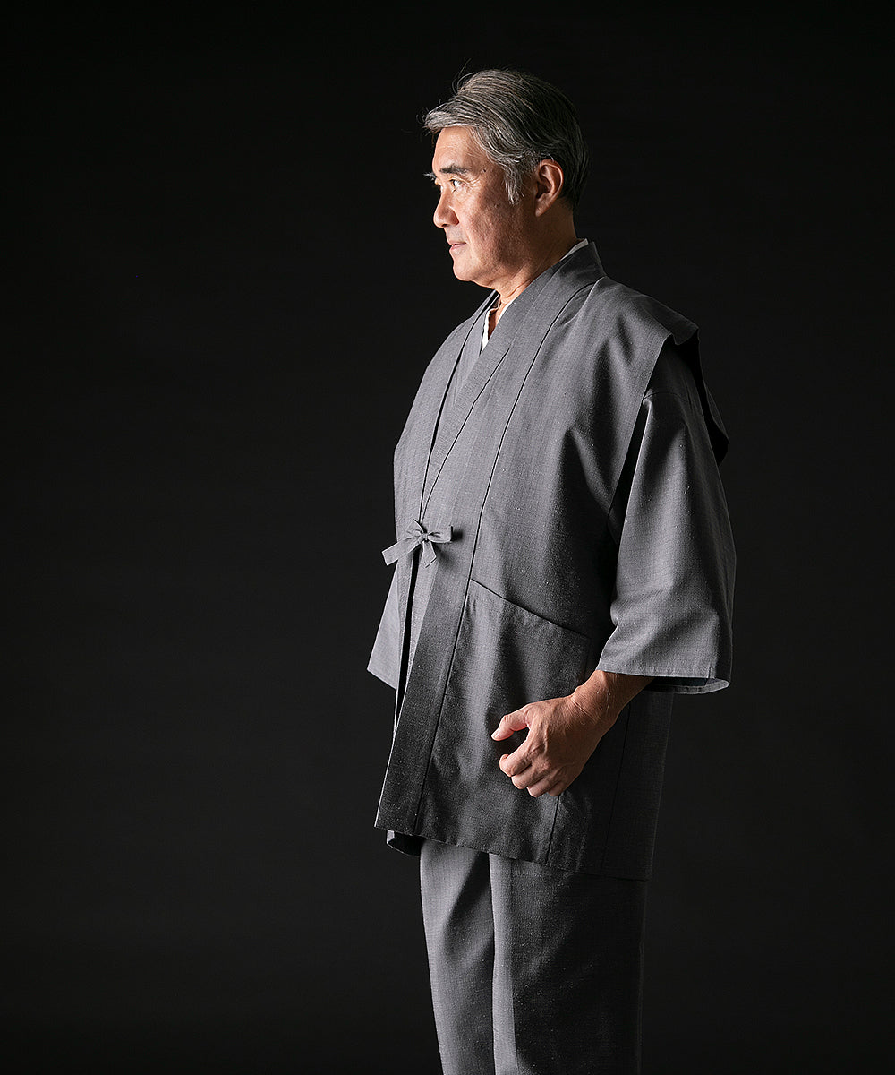 Kiryu-ori Pure Silk Haori – Premium Japanese Haori Jacket in Silk